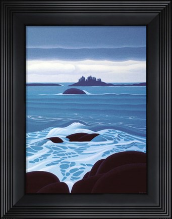 Framed Lowering Sky Print