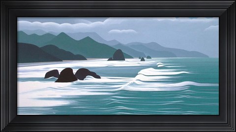 Framed Pacific Coast Print