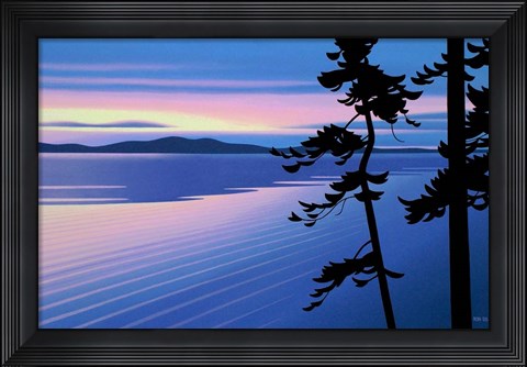 Framed Seabank Dawn Print