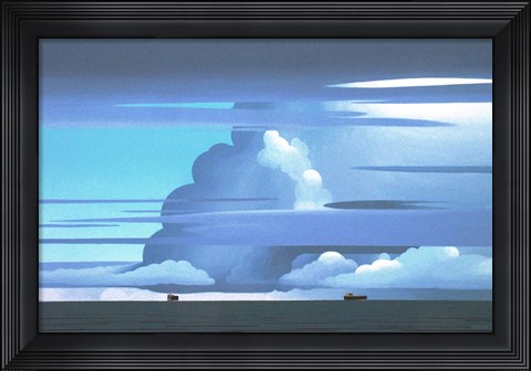 Framed Shipping Lane Print