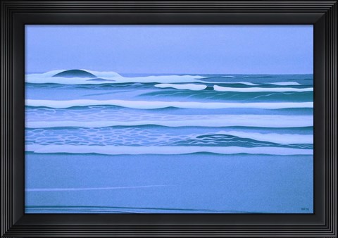 Framed Sombre Shore Print