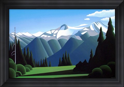 Framed Summer Alpine Print