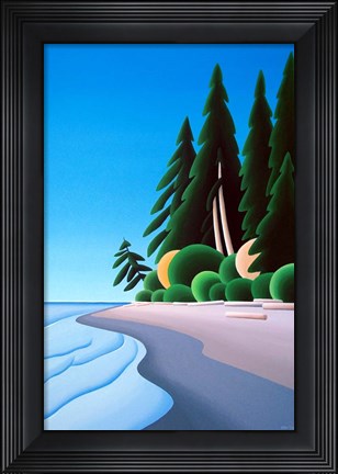 Framed Summer Shore Print