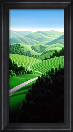 Framed Wine Country Print