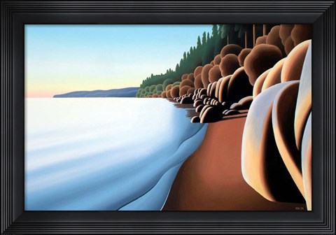 Framed Winter Dawn Print