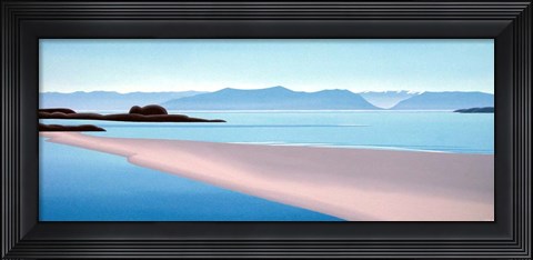 Framed Witty&#39;s Lagoon - Middle Print