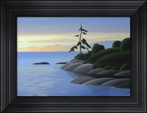 Framed Gonzales Bay Morning Print