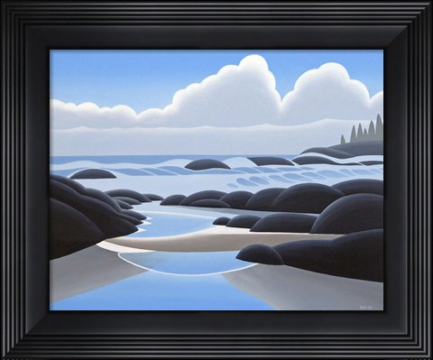 Framed Coastal Shallows Print