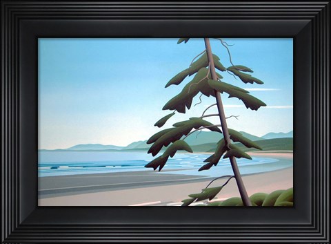 Framed Long Beach Print