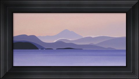 Framed Mount Baker - Predawn Print