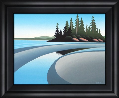 Framed Low Tide Pool Print