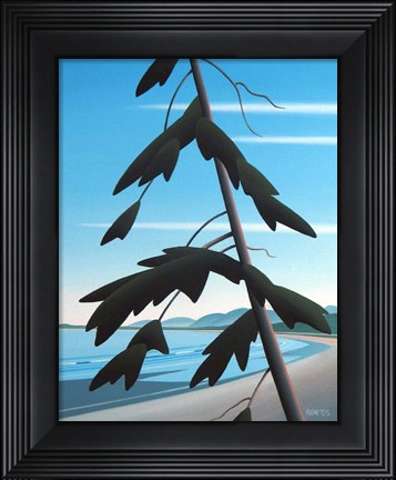Framed Leaning Fir Print
