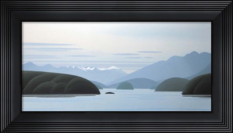 Framed Across The Bay Print