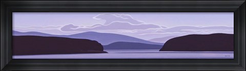 Framed Gulf Island Evening Print