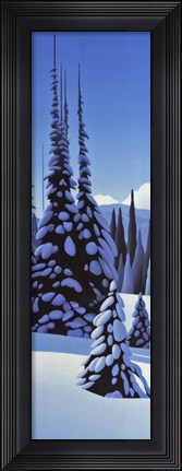 Framed Alpine Winter Print