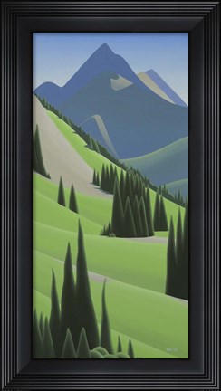 Framed Alpine Grandeur Print