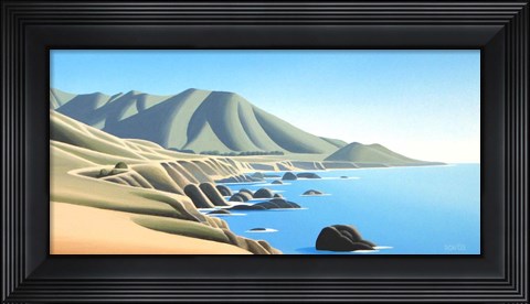 Framed California Coast Print