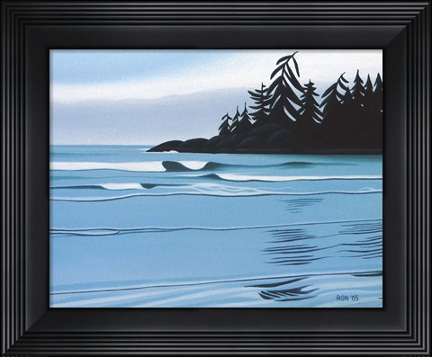 Framed Rocky Island Print