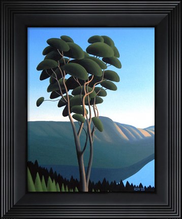 Framed Hillside Arbutus Print