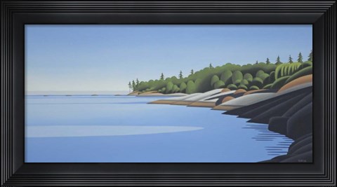 Framed Arbutus Point Evening Print
