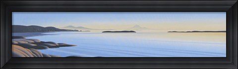 Framed Uplands Beach Dawn Print
