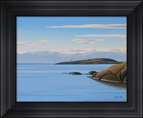 Framed Trial Islands Print
