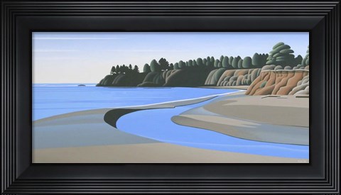 Framed Red Bluffs Print
