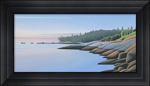 Framed Arbutus Point Dawn Print