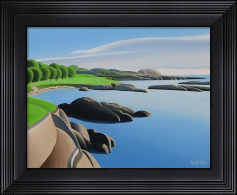 Framed By The Sea Print