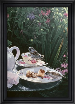 Framed Tea For Two Print