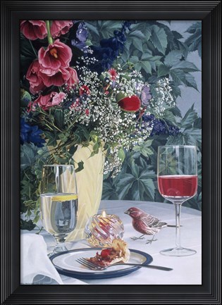 Framed Evening Candlelight Print