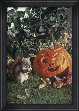 Framed Halloween Print