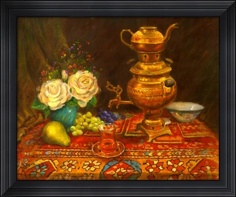 Framed Tea Pot Print