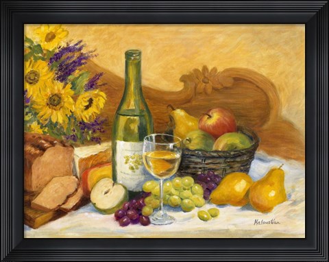 Framed Autumn Afternoon Chardonnay Print