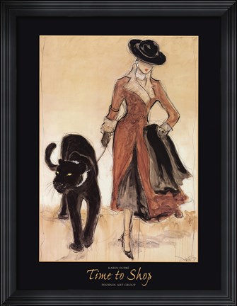 Framed Time To Shop Print