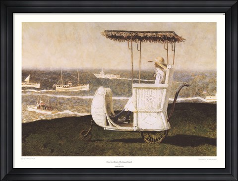 Framed Excursion Boats Print