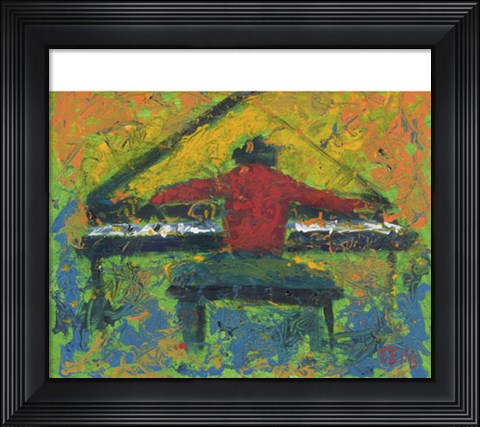 Framed Music Consumes Me Print