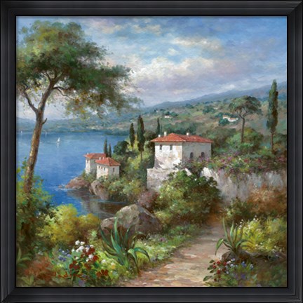 Framed Villa Flora II Print