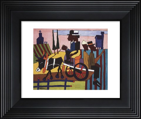 Framed Going To Church Print