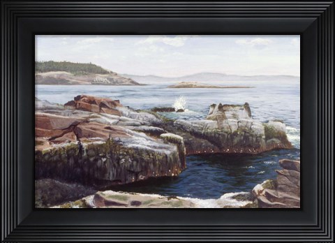 Framed Thunder Hole Print