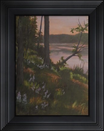 Framed Lupines Print