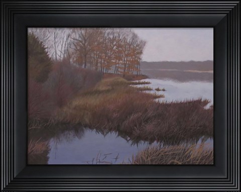 Framed Nature Center Lake at Kensington Print