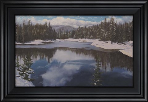 Framed Near Lewis Lake Print