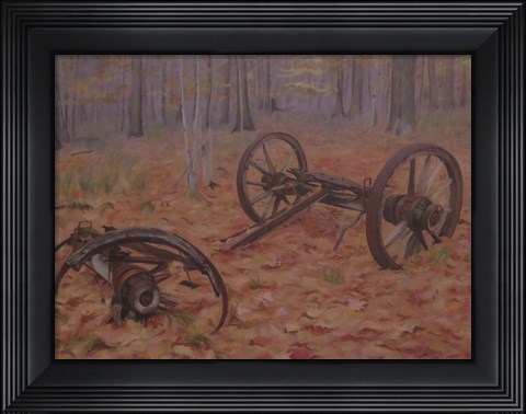 Framed Ol Wagon Print