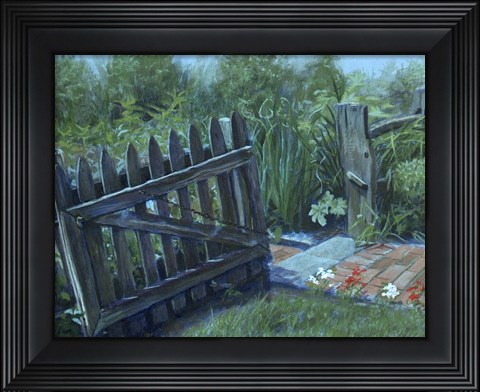 Framed Fence Gate Print
