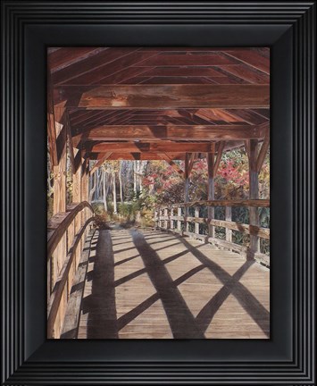 Framed Over the River Print