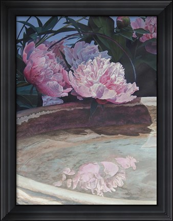 Framed Peonies Print