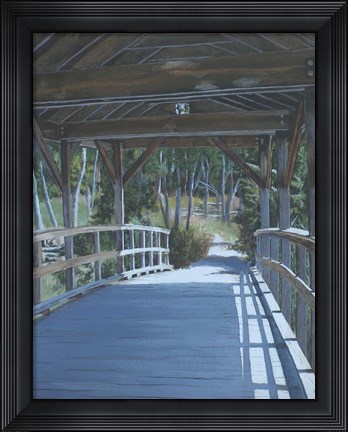 Framed Plein Air Covered Bridge Print