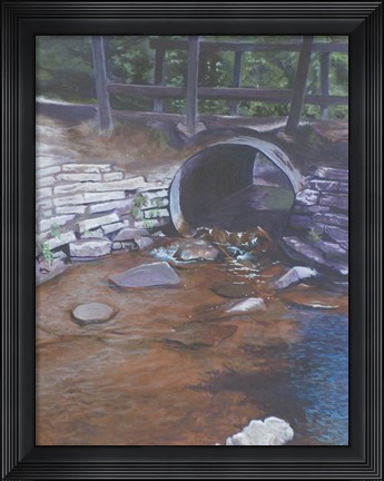 Framed Plein Air Culvert Print