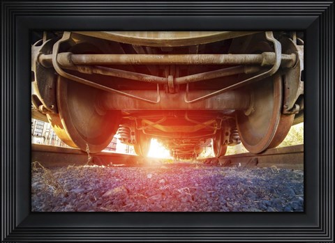 Framed Atomic Train Print